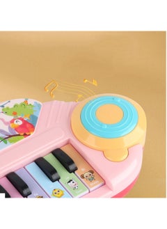 Hihonor Toddler Piano Toy Keyboard, 24 Keys Toy Piano for Baby, Multifunctional Baby Piano Girl Toys Kids Piano Keyboard Toy for Toddlers, Birthday Gifts for 1-6 Years Old Boys and Girls Gifts (Pink)  - Image 2