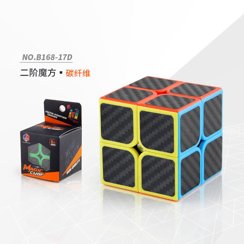 New Spring Second-Order Third-Order Fourth-Order Fifth-Order Pyramid Rubik'S Cube Racing Real Color Smooth Rotating Rubik'S Cube - Image 1