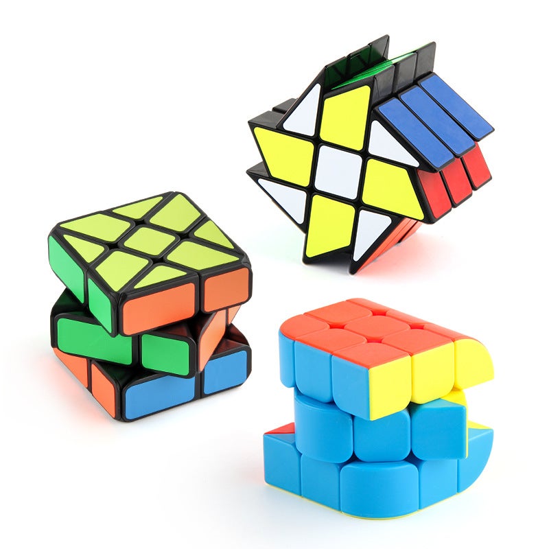 New Spring Second-Order Third-Order Fourth-Order Fifth-Order Pyramid Rubik'S Cube Racing Real Color Smooth Rotating Rubik'S Cube - Image 5