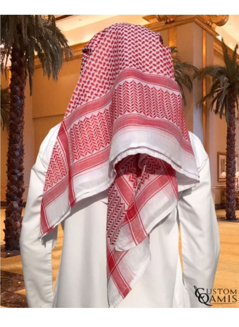 Bryton Arabic Red shemagh 