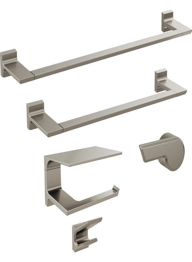 Delta Pivotal (1-Pack) Towel Hooks Brilliance Stainless Steel Double Bathroom Hooks Wall Mounted for Robes & Towels Hand Towel Hook Holder Kitchen, Bathroom Accessories 79936-SS - Image 2
