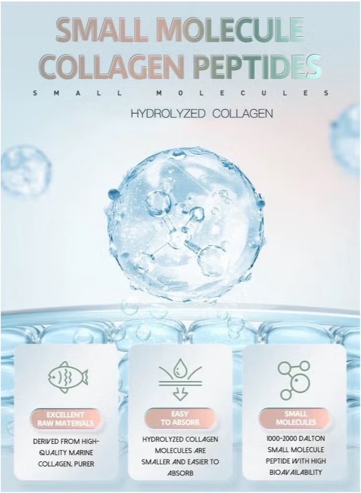 LINE ONE Collagen+Vitamin C Beauty Hair And Nails Vitamins For Women Collagen Up Skin Whitening 120 Capsules  - Image 2