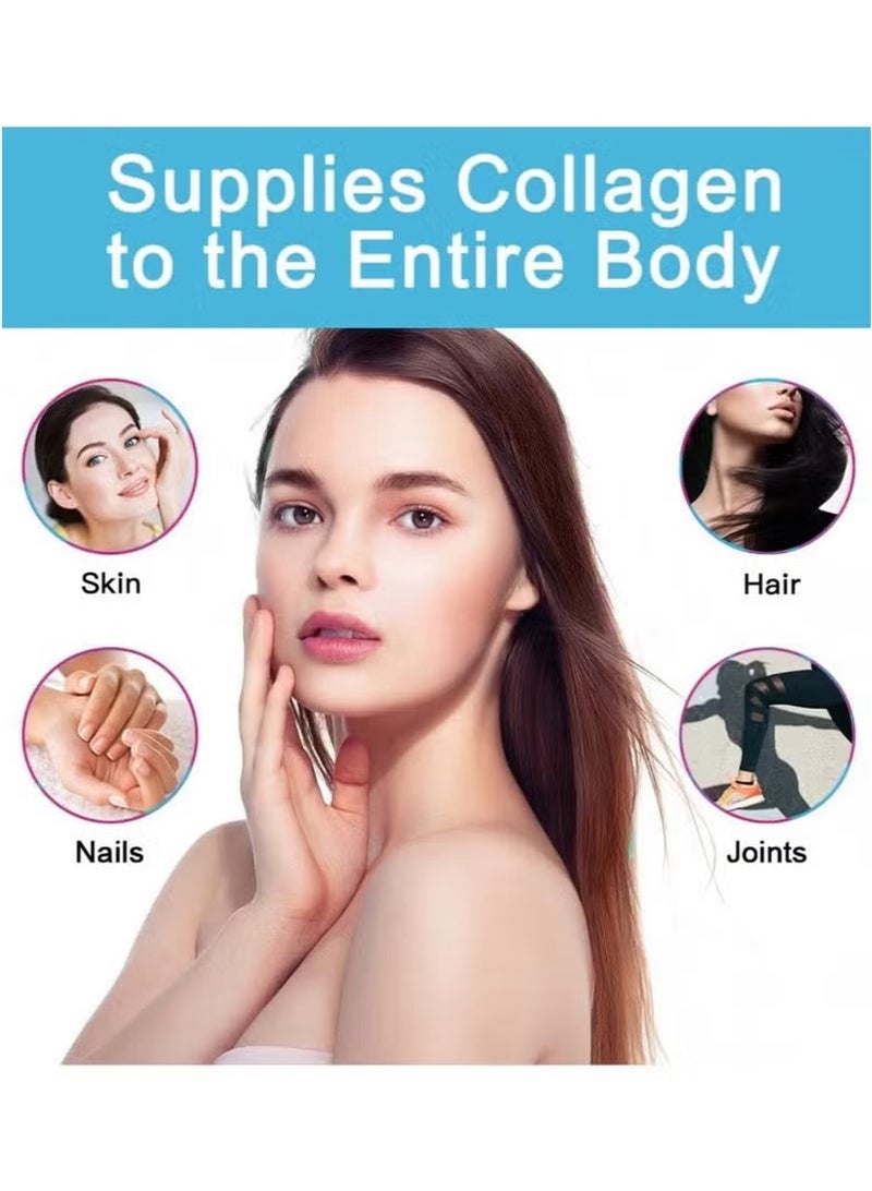 LINE ONE Collagen+Vitamin C Beauty Hair And Nails Vitamins For Women Collagen Up Skin Whitening 120 Capsules  - Image 5