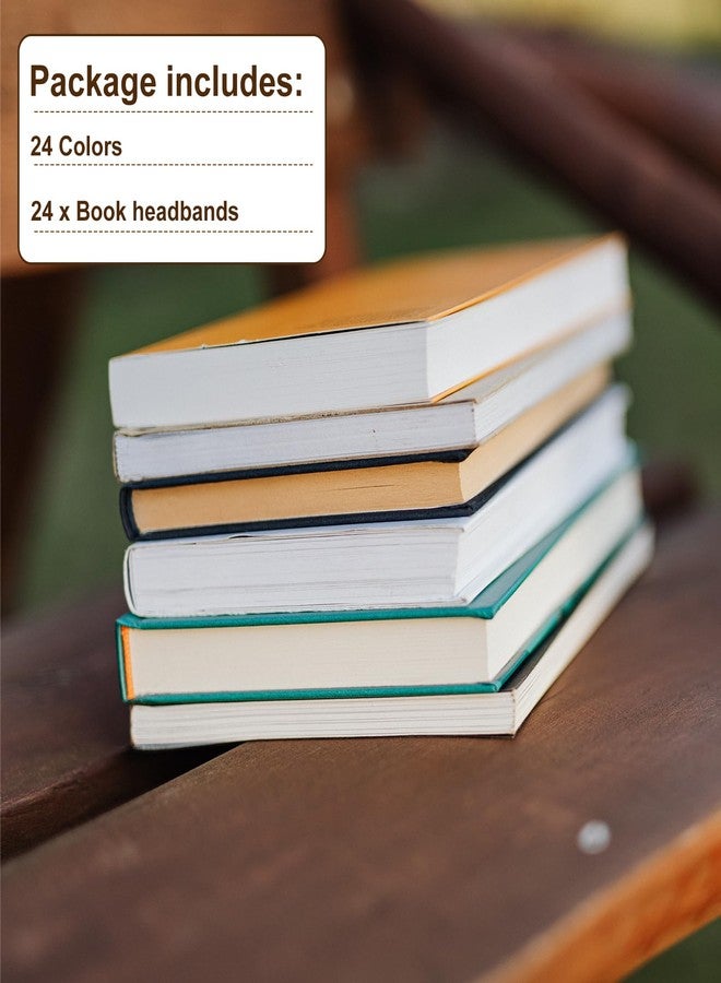 PEUTIER 24 قطعة من أشرطة تجليد الكتب، شريط تجليد كتب قطني مقاس 11.8 × 0.5 بوصة، أشرطة تجليد الكتب، قماش تجليد الكتب، مجموعات تجليد الكتب للمبتدئين، تزيين تجليد الكتب (24 لونًا) - Image 3