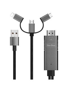 GO-DES GO-Des 3 in 1 HDTV Cable Compatible (Projector Monitor Television Personal Computer)  - Image 1