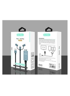 GO-DES GO-Des 3 in 1 HDTV Cable Compatible (Projector Monitor Television Personal Computer)  - Image 3