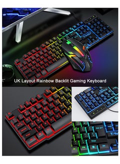 T-WOLF Keyboard Mouse Headphone Set Four Piece Game Set  - Image 2