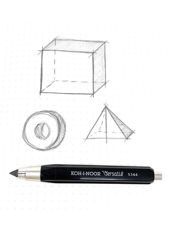 KOH-I-NOOR 5344 حامل سلك القابض الميكانيكي بقطر 5.6 مم، قلم رصاص أسود - Image 5