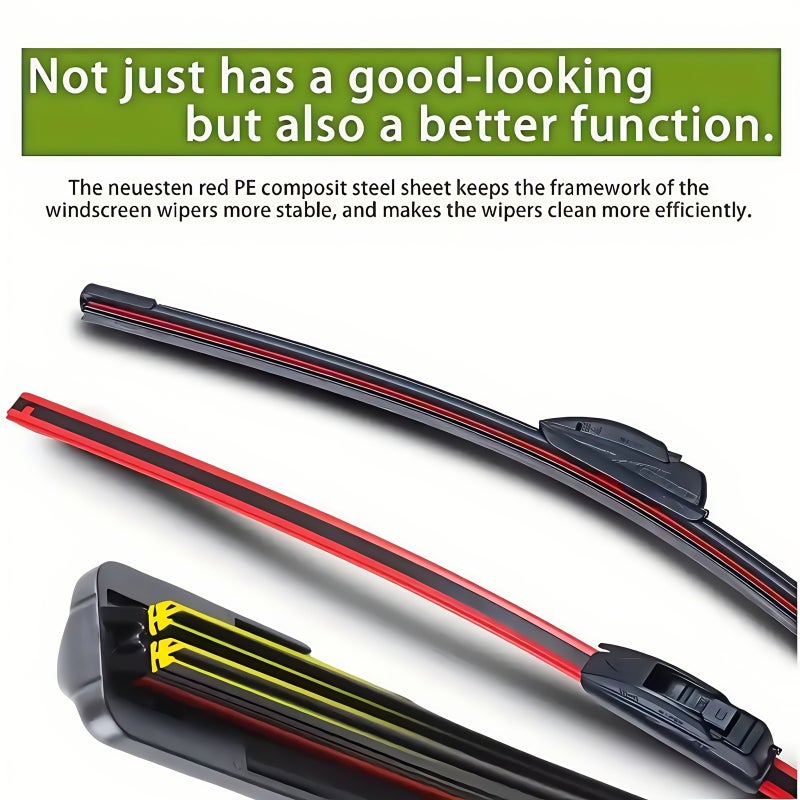 6 Layer Rubber Windshield Wiper 20 Inch 50cm High Definition Quiet Durable For J U Style Hook On Wipers Essential Car Accessory - Image 5