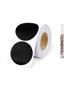 Y&D Chalkboard Labels with marker, Pantry and Storage Stickers for Jars, Mason, Spice, Glass, Cups, Containers, Canisters, Kitchen, waterproof 120 pcs  - Image 1