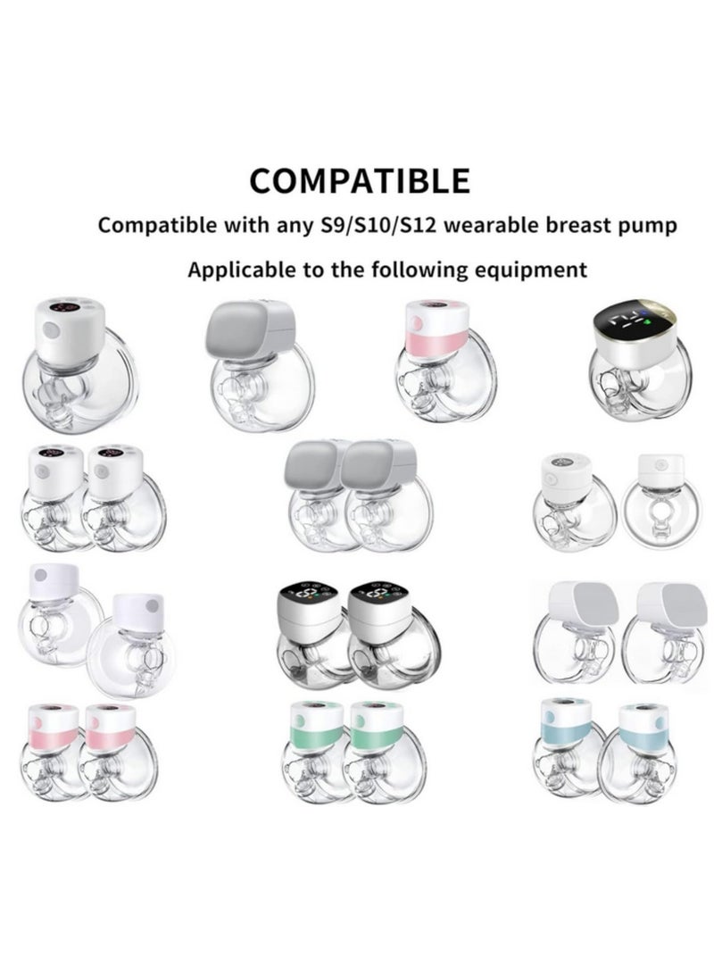 4PCS Silicone Diaphragms for Momcozy S12 Pro/S9 Pro Breast Pump - BPA-Free, Food-Grade Silicone Replacement Parts for Wearable Breast Pumps - Image 5