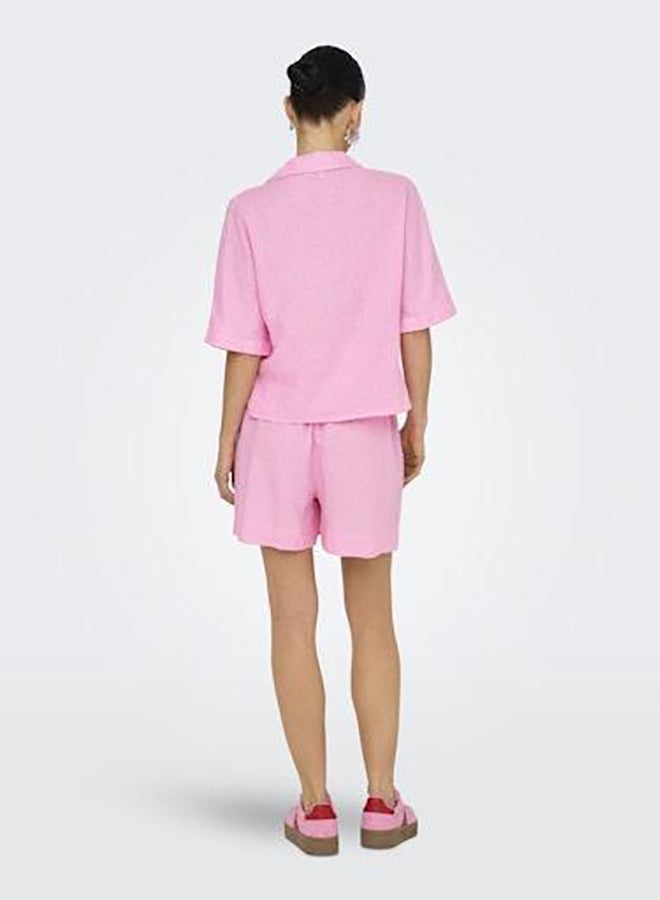 Onlbruxelles Ss Linen Bl Shirt Pnt Noos