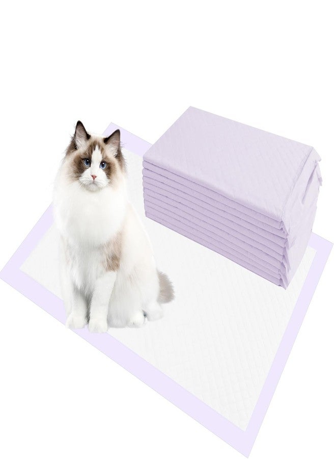 IMMCUTE Cat Pads 16.9" X 11.4", 10 Ct | Pee Pads for Cats | Thickened 6-Layer Super Absorbent Pads | Cat Pads for Tidy Cats Breeze Litter System | Cat Pee Pad - Image 1