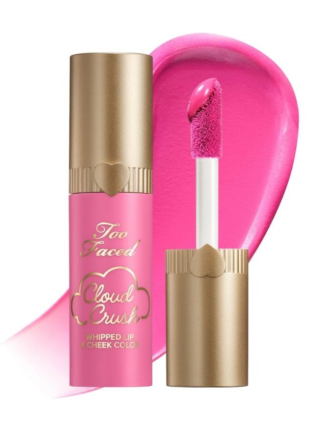 Too FacedCosmetics Too Faced Cloud Crush Whipped Lip & Cheek Blush – Super Candy Clouds (Cool Neon Pink, 4.3 g) - Image 1