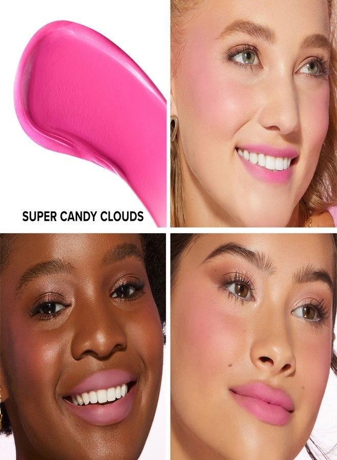 Too FacedCosmetics Too Faced Cloud Crush Whipped Lip & Cheek Blush – Super Candy Clouds (Cool Neon Pink, 4.3 g) - Image 2
