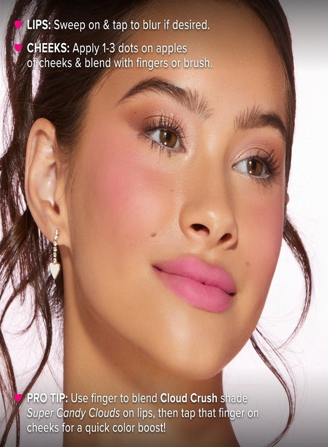 Too FacedCosmetics Too Faced Cloud Crush Whipped Lip & Cheek Blush – Super Candy Clouds (Cool Neon Pink, 4.3 g) - Image 3