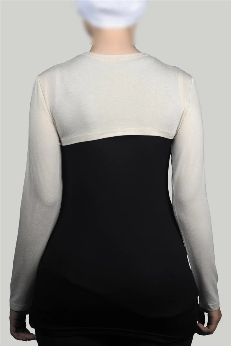 التوبة Al-Tobeh Long Sleeve Hijab Bolero - Cream