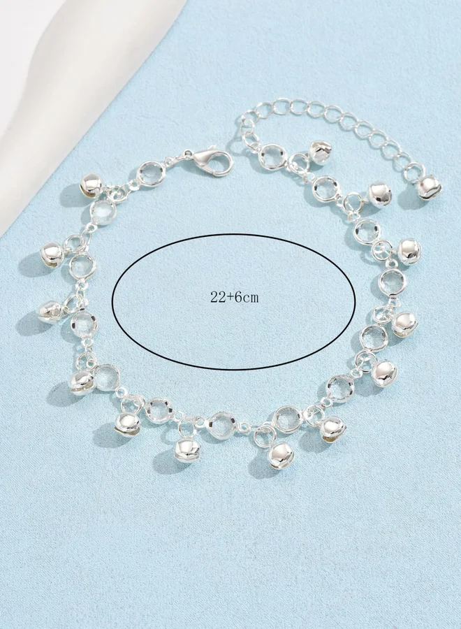 Take Two  Embellished Anklet with Tassel Bells for Women | Best Price UAE