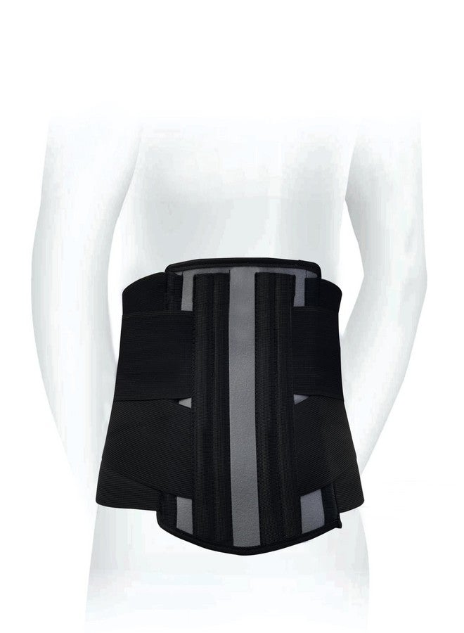 Elnova Aluminium Lumbo Sacral Corset (Back Pain Belt) (Large-Black) - Image 1