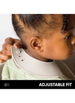 Simple Modern Disney Silicone Bib For Babies Toddlers Lightweight Baby Bibs For Eating With Food Catcher Pocket Soft Silicone With Adjustable Fit Bennett Collection Mickey Mouse Retro  - Image 4