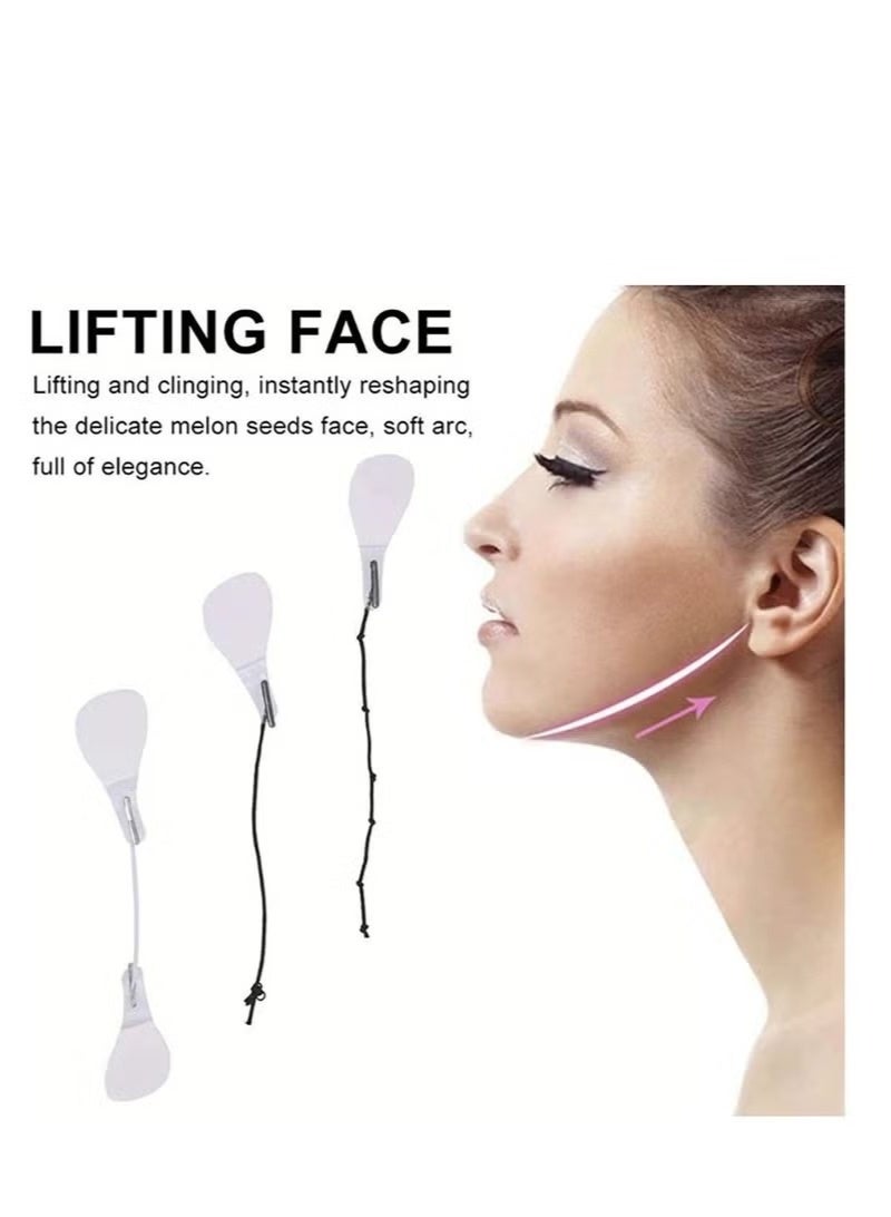 40 ورقة غير مرئية ملصقات شد الوجه رقيقة على شكل V - Image 2