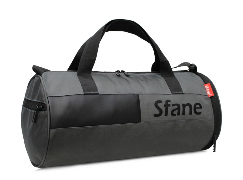 Sfane Polyester Grey Duffle/Shoulder/Gym Bag for Men & Women with Separate Shoe Compartment - Image 1