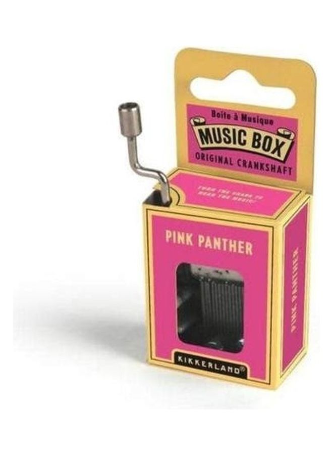 NIBEMINENT Pink Panther Crank Music Box Silver/Black - Image 2