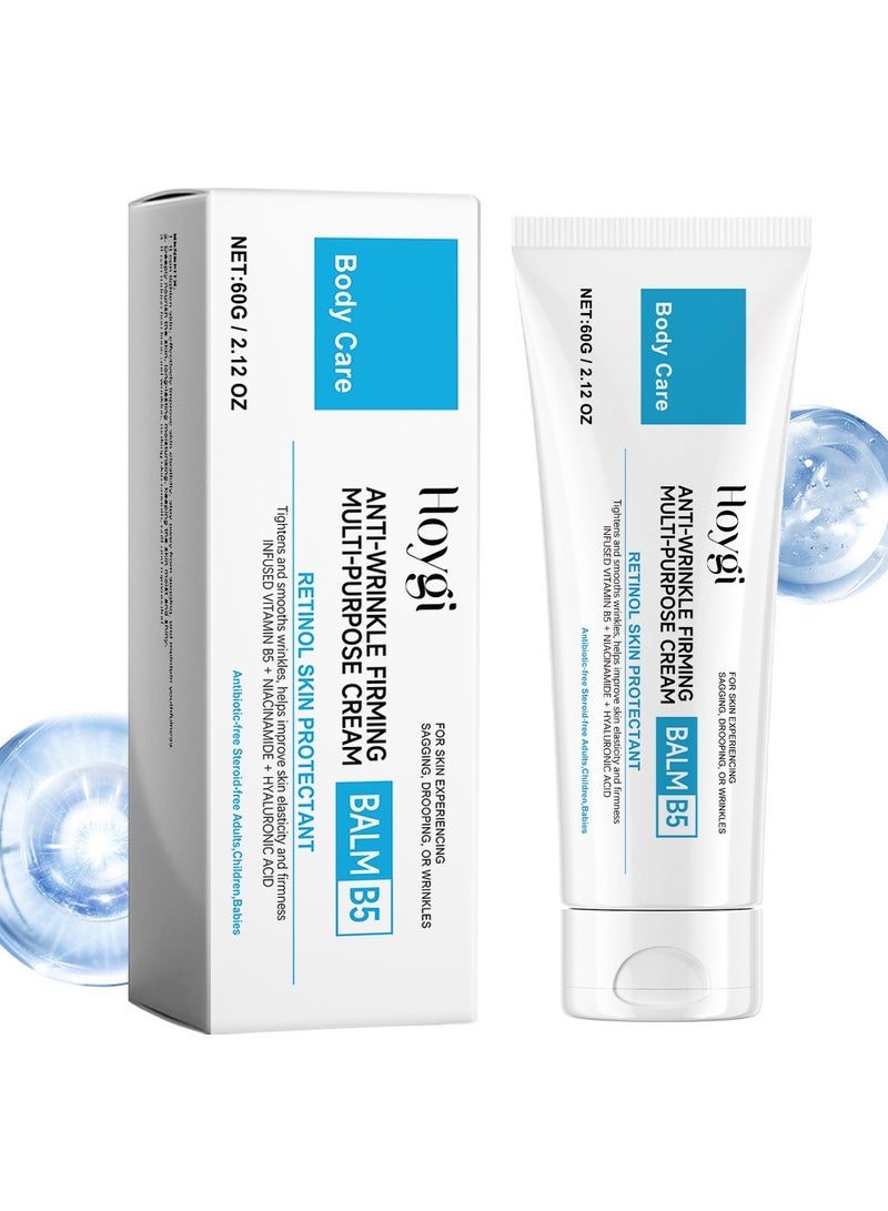 Hoygi Skin Firming Lifting Cream, Skin Firming Body Cream with B5, Collagen Potent Anti Aging Beauty Cream, For Tightens & Smooths Wrinkles, Face Moisturizer for Women or Men 60g - Image 1