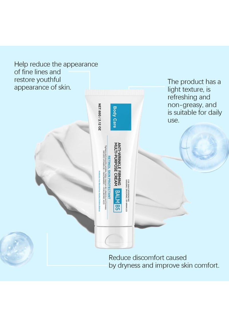 Hoygi Skin Firming Lifting Cream, Skin Firming Body Cream with B5, Collagen Potent Anti Aging Beauty Cream, For Tightens & Smooths Wrinkles, Face Moisturizer for Women or Men 60g - Image 2