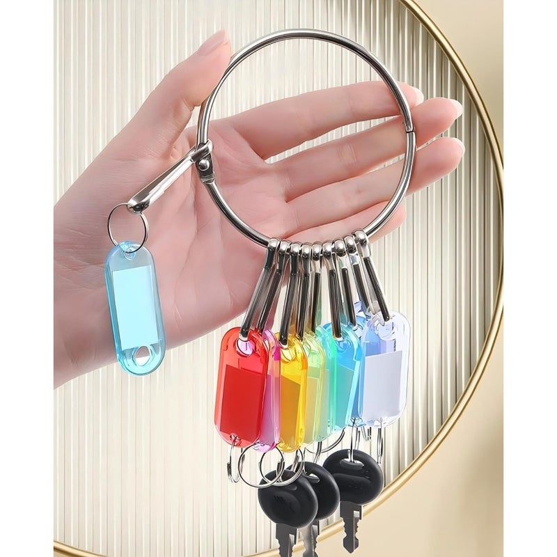 30 Pcs Key Tags Plastic, Color Coded Key ID Tags - Image 5