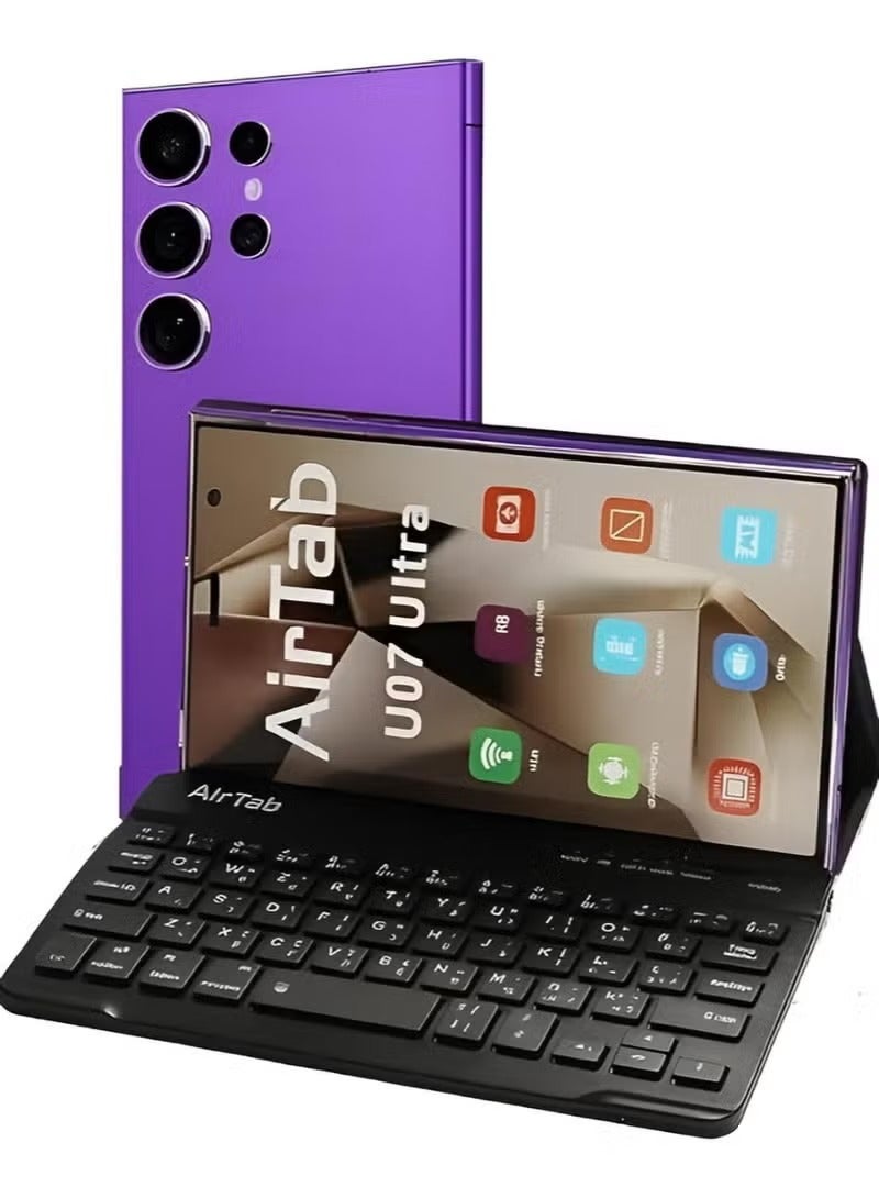 AirTab تابلت أيرتاب U07 ألترا 7 إنش أندرويد 13 مع 16 جيجابايت رام و 1 تيرابايت روم، كاميرا 30 ميجابكسل، يتضمن قلم وكيبورد، بطارية تدوم طويلاً بسعة 8000 مللي أمبير، أداء فائق السرعة للعمل والدراسة والألعاب والبث والإبداع، تابلت محمول خفيف الوزن للطلاب والمحترفين والمبدعين. - Image 3