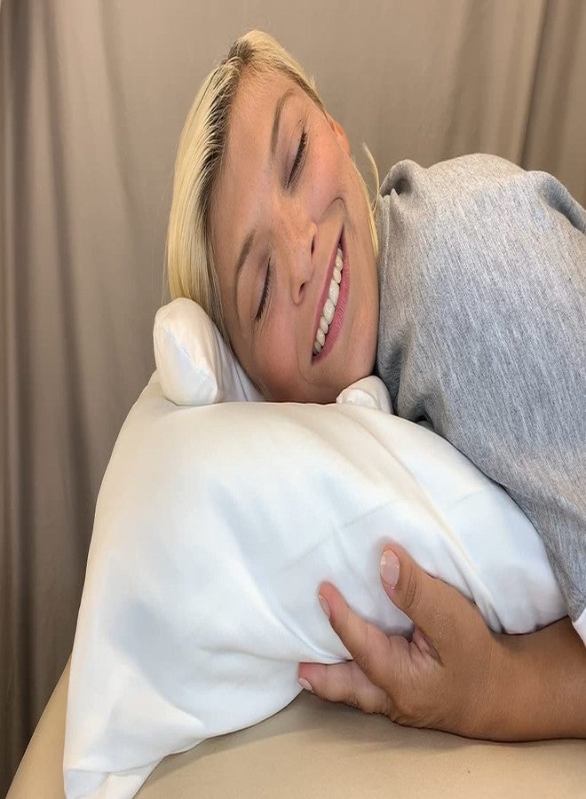 Save My Face!" Pillow Just The Pillow La Petite Size in Soft Champagne - Image 3