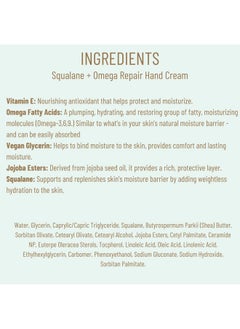 BIOSSANCE Biossance Squalane + Omega Repair Hand Cream. Deeply Moisturizing and Protective Hand Repair Treatment for Immediate Relief and Smooth Hands (2.5 oz)  - Image 3