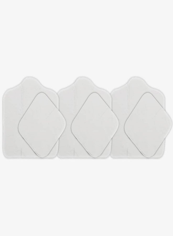 Snugkins Wet-Free Prefold Pad & Booster Pad Inserts for Baby Cloth Diapers - Pack of 3 - Image 1