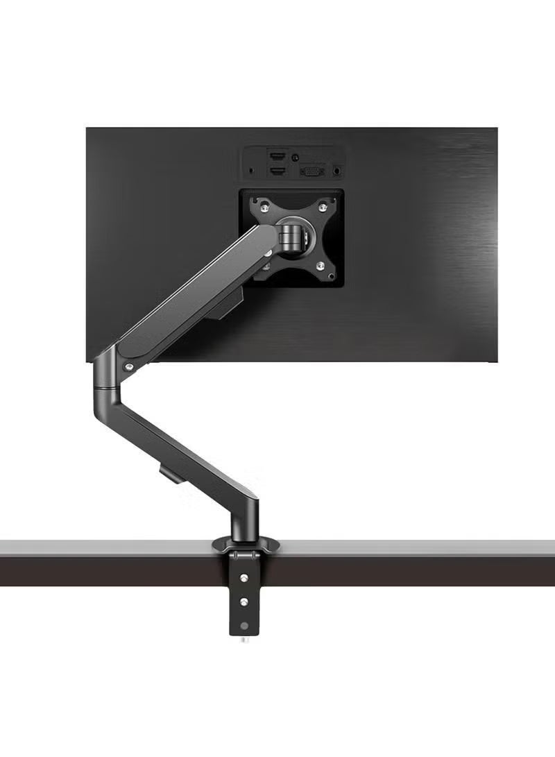 TaqwaMart Monitor Desk Mount Single Arm Stand, Full Motion Monitor Arm (Holds up to 2-9kG) with Gas Spring for 17 to 30 Inch LCD LED Computer Monitor - Image 1