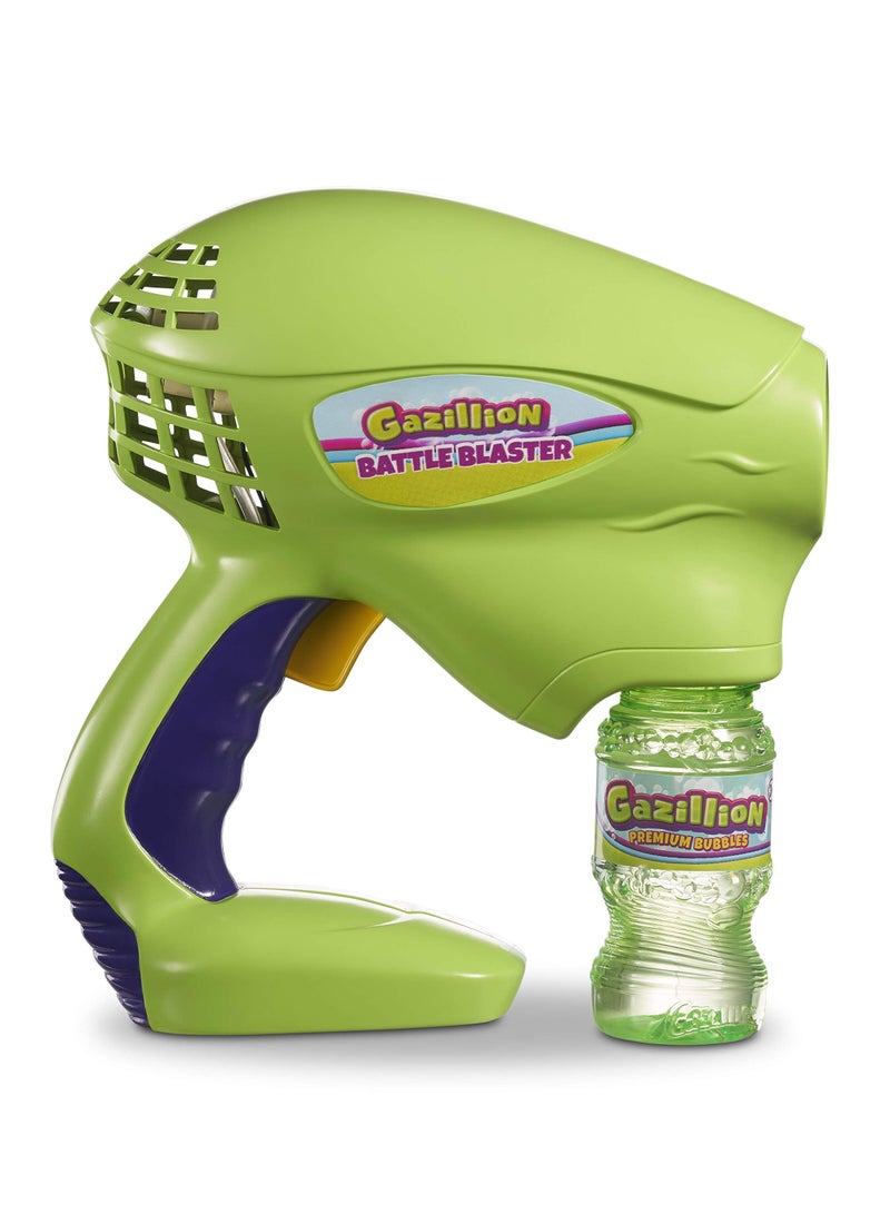 Gazillion Bubbles Battle Blaster with 4-Ounces Bubble Solution, Battery Operated | Toy Bubbles | Outdoor Play | Party Favors for Kids | Bubble Blower | Gift for Kids and Adults - Image 4