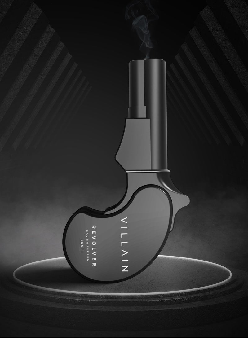 VILLAIN Revolver EDP Perfume For Men, Woody Oriental Scent, Special Pack, 100 Ml  - Image 1