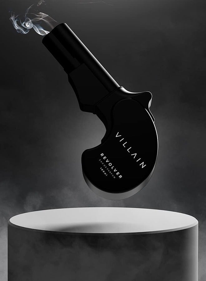 VILLAIN Revolver EDP Perfume For Men, Woody Oriental Scent, Special Pack, 100 Ml - Image 4