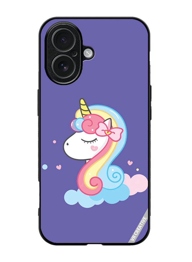 VR CREATIVE Protective Case Cover For Apple iPhone 17 Unicorn Design Multicolour