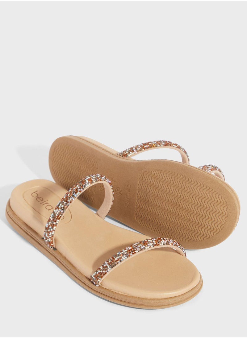 Beira Rio - Amaya Multi Strap Flat Sandals - Image 1