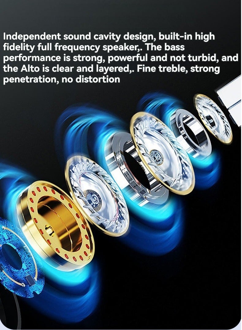 Sound Conduction Wireless Bluetooth Headset Non-in-ear Single Ear Earphone (White)