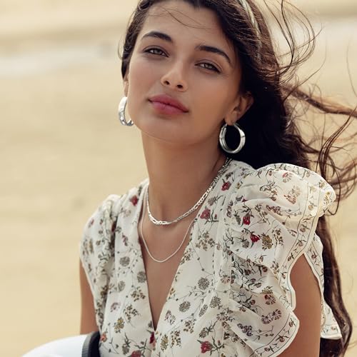KISPER Solid 925 Sterling Silver Chain Necklace for Women Thin & Secure - Italian 1.6mm Diamond Cut Cable Link with Lobster Clasp - Made in Italy, 20 inches - Image 5