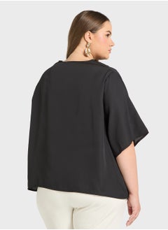 Ella Plus Cowl Neck Top  - Image 2