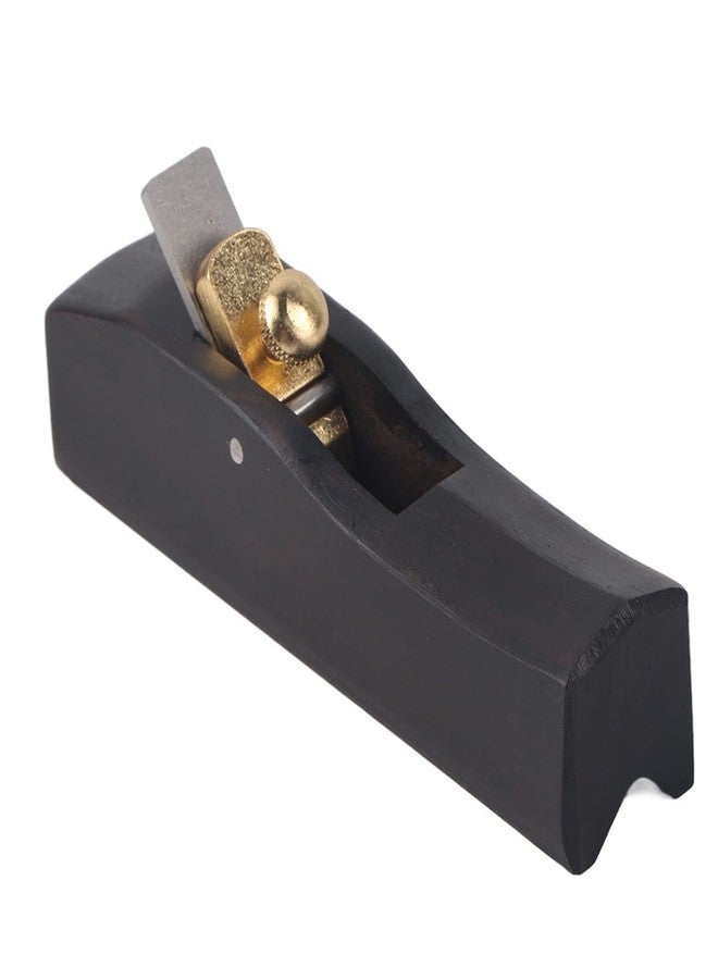 LiebeWH Woodworking Hand Plane with Ebony Wood Body for Smoothing and Trimming(120mm) - Image 1