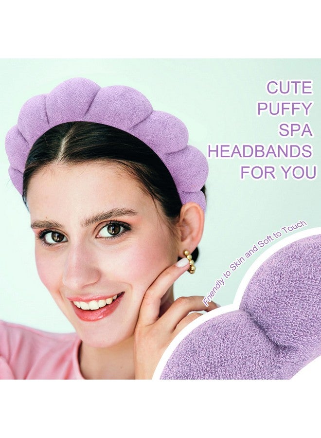 ACO-UINT 3 Pack Spa Headbands For Washing Face, Skincare, And Makeup, Terry Cloth Headbands Sponge Face Wash Headbands, One Size Fits Most, Unisex, 3 Count (Pack Of 1) - Image 5