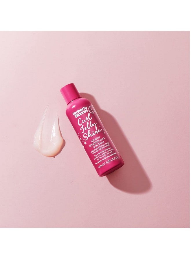 Umberto Giannini Curl Jelly Scrunching Jelly 6.7Fl Oz And Curl Jelly Shine Vegan Leave In Conditioner Duo 6.09 - Cruelty Free - Image 2