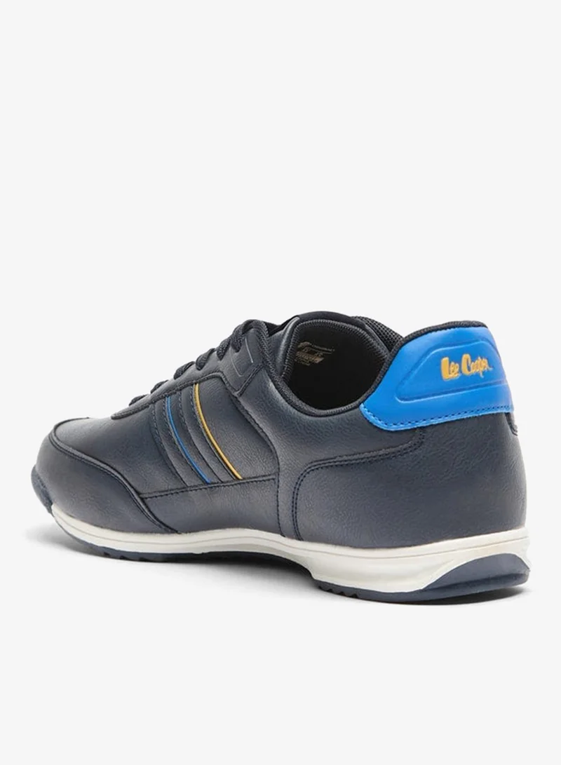 لي كوبر سنيكرز رجالي بتفاصيل شعار وإغلاق برباط