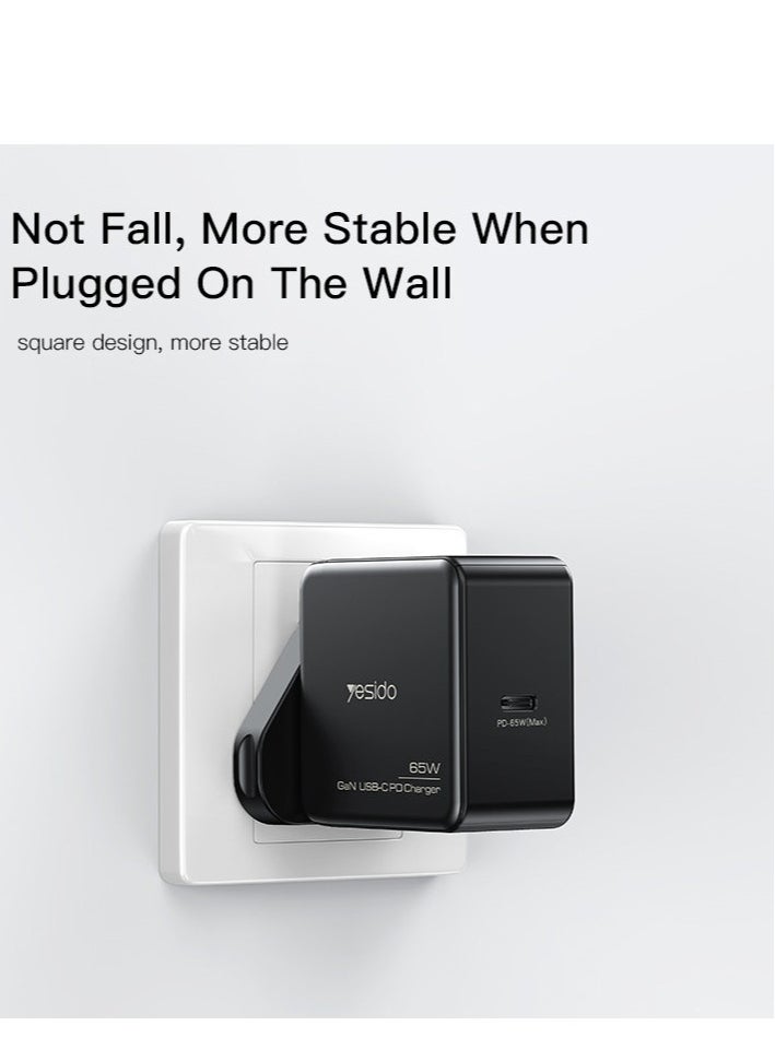 Yesido Yesido Gan 65W USB-C Mini Quick Charger YC37  - Image 5
