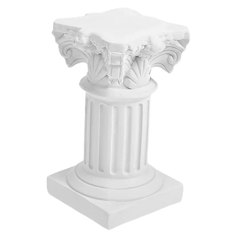 nanaxagly Antique Roman Column Candle Holder Greek Column Statue Roman Pillar Candlestick Greek Style Candelabra Dinner Wedding Candle Holder Decoration - Image 1