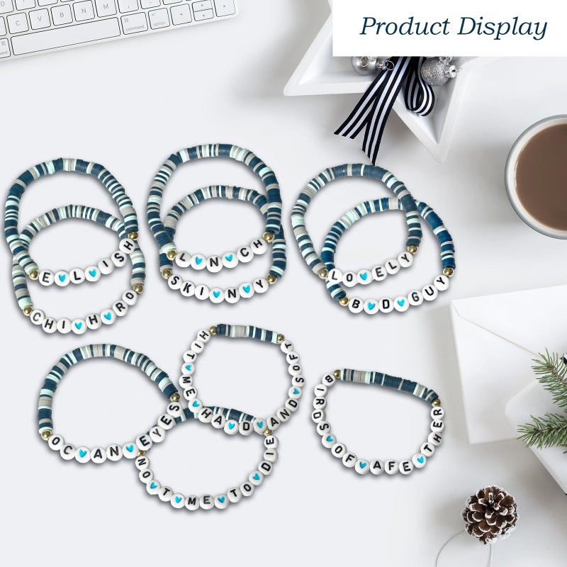 pupvus 10PCS Singer Friendship Bracelets Merch - Outfits Accessories Perfect Merchandise for Fans' Birthdays, Concert Outfits, and Party Favors, for Fans - Image 2